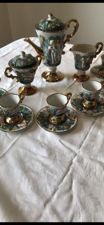 Capo Di Monte Vintage Espresso Set, View more