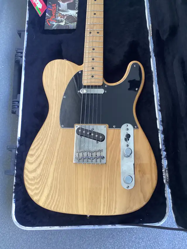 US Standard FENDER Telecaster GUITAR w/ Original Hardshell Case! in Guitars in Banff / Canmore - Image 2