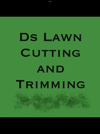 Lawn cutting and trimming 