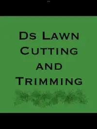 Lawn cutting and trimming 