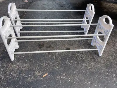 2 Shoe racks, organizers, storage shelf for closet or room,new c, View more