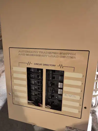 I'm selling a used Watchdog Automatic Transfer Switch and Emergency Load Center. This unit is design...