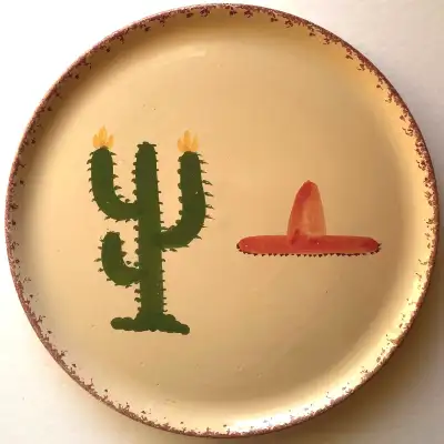 Vintage Himark terra cotta platter, View more