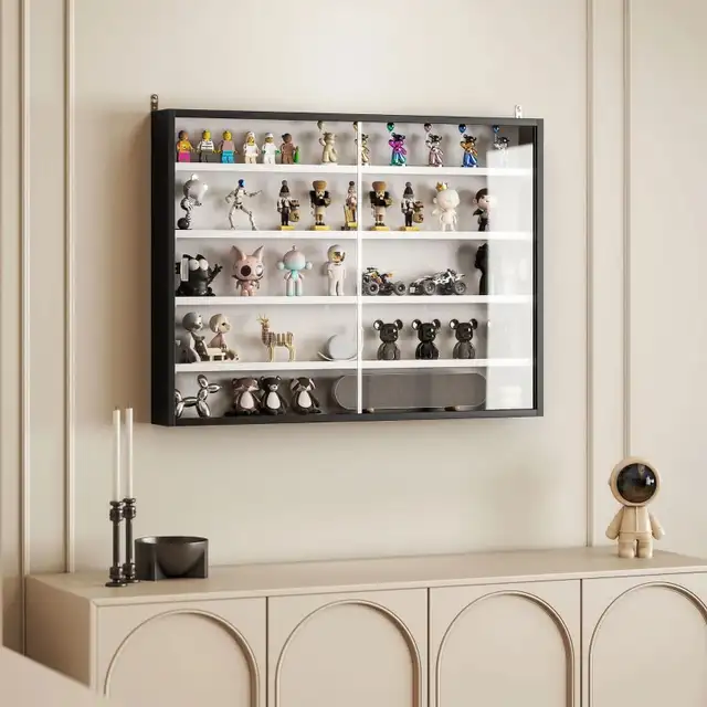 Glass curio 5-Tier Display Cabinet, Shot Glass Display Case in Hutches & Display Cabinets in Markham / York Region - Image 10