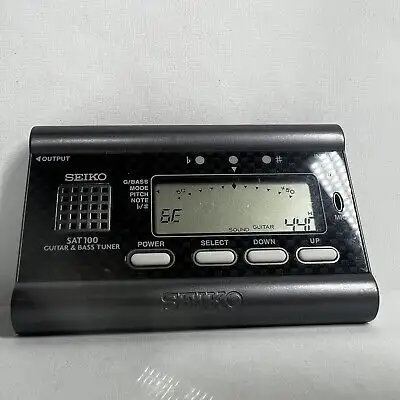 Seiko SAT 100 Guitar Tuner, View more