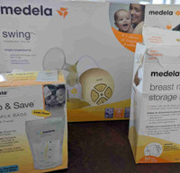 Medela Breast Pump Single Electric with breast milk bags 