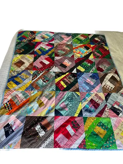 VTG Handmade Baby Child Quilt, View more