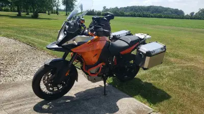 I'm selling my 2016 KTM 1190 Adventure motorcycle, a versatile and powerful bike ready for any adven...