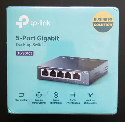 New & Sealed TP-Link 5-Port Gigabit Desktop Switch (TL-SG105), View more