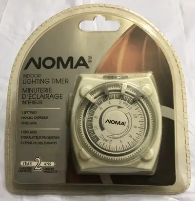 Minuterie d'éclairage intérieur NOMA 2 réglages Modèle # 4955, View more