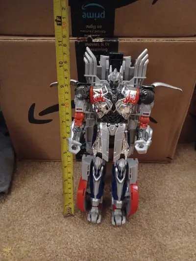 Transformers Age Of Extinction Silver Knight Optimus Prime, View more