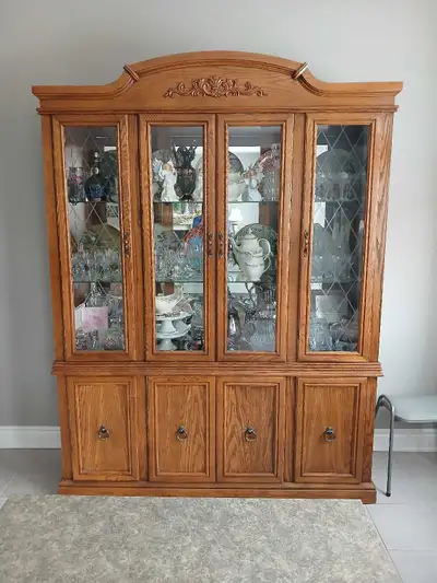 FREE China cabinet and hutch, View more