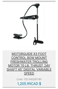 For Sale New Trolling Motor