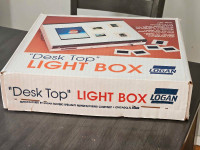 Desktop Light Box for Slides/Film + Loop
