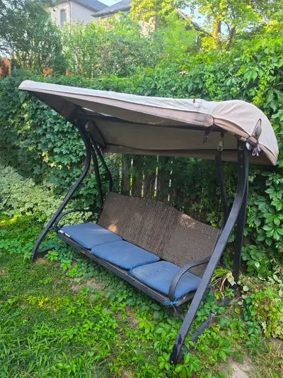 3-seat outdoor patio swing, View more