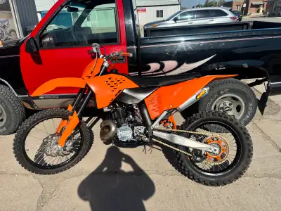 2008 ktm 450 frame with 1991 cr500 motor, fully built by Adam Millar at MRE Millar race engineering...