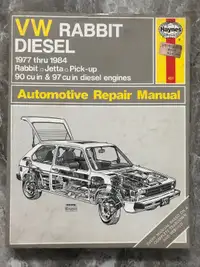 VW Rabbit Diesel 1977 - 1984 Haynes Repair Manual