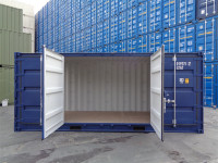 20' OPEN SIDE NEW One-Trip Shipping Container, Sea can, Storage