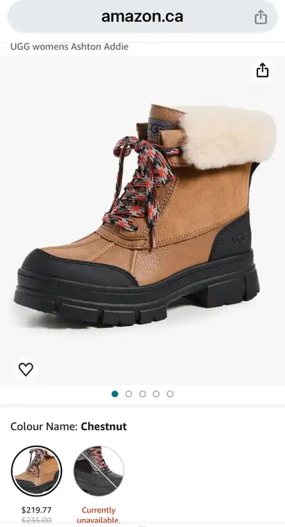 Brand new authentic UGG Ashston Addie, View more