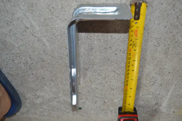 Stainless extension rods and corner bracket in Other in Lethbridge - Image 6