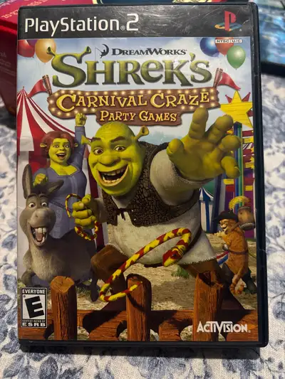 Get ready for some ogre-sized fun with Shrek's Carnival Craze for the PlayStation 2! This disc featu...