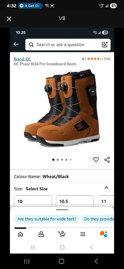 DC Phase BOA Pro Snowboard Boots size 7 & 9, View more