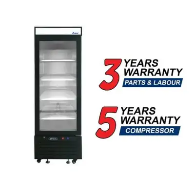 Atosa MCF8726GR Single Door 24" Wide Glass Display Refrigerator, View more