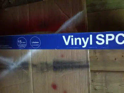 Box of  vinyl flooring, View more