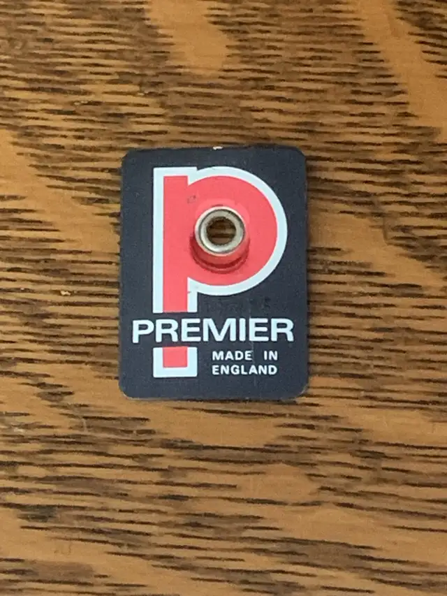 PREMIER DRUM BADGE - Early 70’s - Grommet Intact - SN 12876 - in Drums & Percussion in City of Toronto - Image 2
