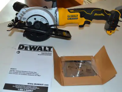 DEWALT 20V.DCS571-COMPACT BRUSHLESS CIRCULAR SAW-NEW, View more