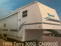 Terry Fifth Wheel RV In Mint Condition Always Sheded Used Once