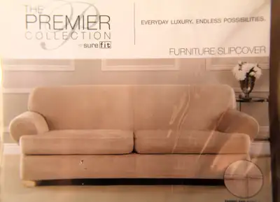 "Premium Collection" in a beautiful soft faux suede in "Cement" colour ( a light sand). 3 piece Stre...