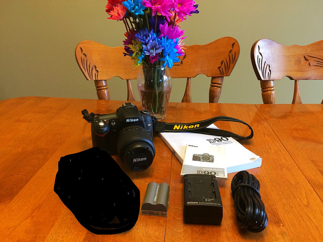 Nikon D90 1 lens and sling bag in Cameras & Camcorders in Cole Harbour