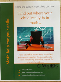 Are you wondering how your child is REALLY doing in math?