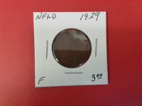 1929     Newfoundland,    1 Cent Copper Coin