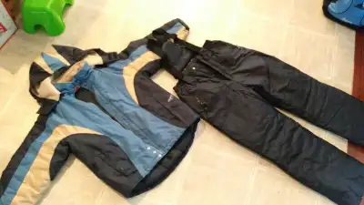 kids winter jacket ( size 10, 14 ) and boots ( size 7), View more