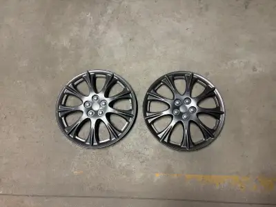 two 16” hub caps, View more