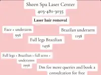 HydraFacial, Threading, Waxing, Brazilian, Laser Hair Removal