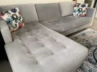High quality, Like New Condo Size Sectional Sofa