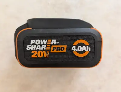Worx 20V Lithium-ion Battery 4.0 Ah PowerShare, Model WA3674, View more