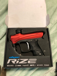 Dye Rize Paintball marker and accessories