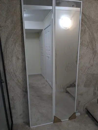 Mirror Sliding Closet Doors with Rails, View more