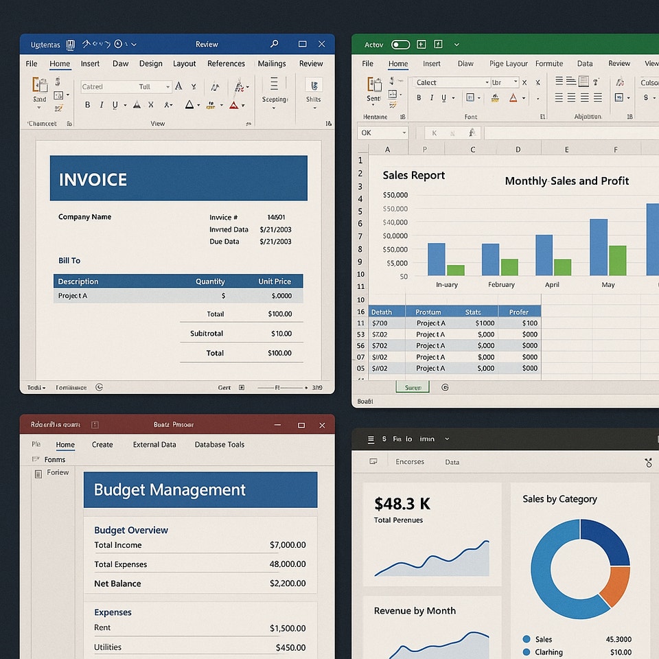 Custom Excel, Word, Access & Power BI Templates – Save Time! | Tutors ...