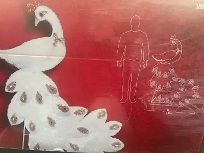 LED outdoor Christmas light peacock, View more