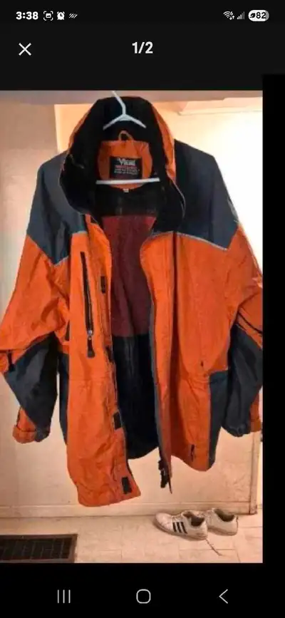 Check out this Viking Tempest II jacket, perfect for braving the elements with its durable construct...