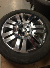 Ford edge mags with summer tires 245/50/20