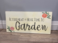 Gardening  Sign 
