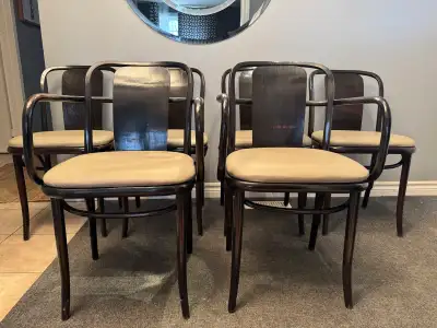 MCM Thonet Bentwood Chairs - set of 6, View more
