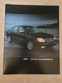 2005 Ford Five Hundred Media Press Kit
