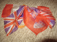 Vintage WW2 Era group of Allied Nations Silk flags